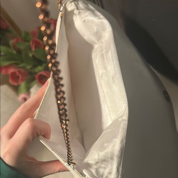 Ivory Bridal Beaded Purse - Picture 3 of 8